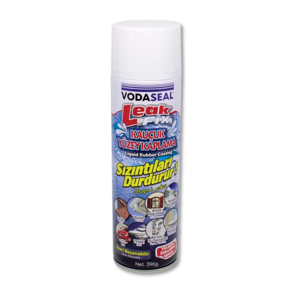 Vodaseal Leakfix Su Sızdırmaz Sprey Kauçuk Kaplama 396 gr Şeffaf
