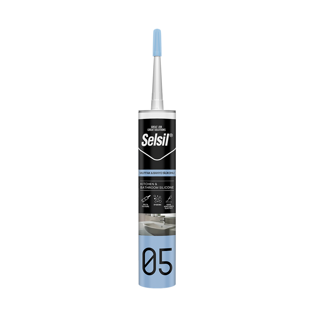 Selsil 05 Mutfak Duşakabin Silikonu Şeffaf 280 ml