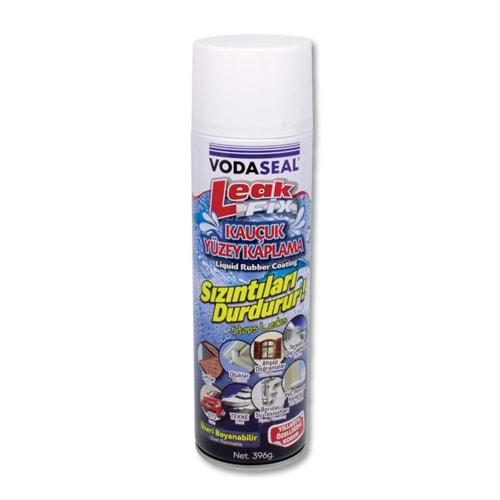 Vodaseal Leakfix Su Sızdırmaz Sprey Kauçuk Kaplama 396 gr Şeffaf